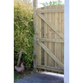 Arched Feather Edge Gate 1.85m