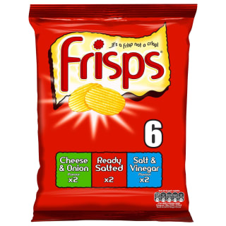 Frisps Assorted 6 X 28g Pack Groceries Crisps B M