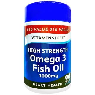 Vitamin Store High Strength Omega 3 Fish Oil Capsules 90pk
