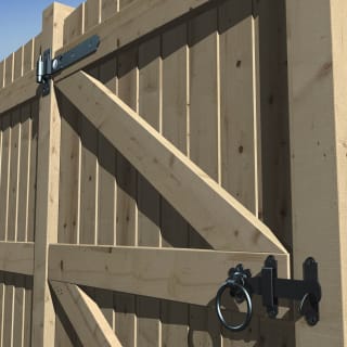 Heavy Duty Hinge Set 10 Hinges - Black