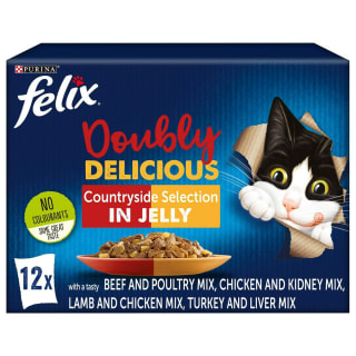 Felix As Good As It Looks Meaty Selection in Jelly Cat Food 12 x 100g