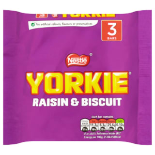 Nestle Yorkie Biscuits 3pk - Raisin & Biscuit