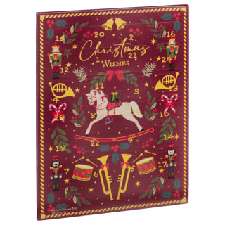 Milk Chocolate Advent Calendar 50g - Christmas Wishes
