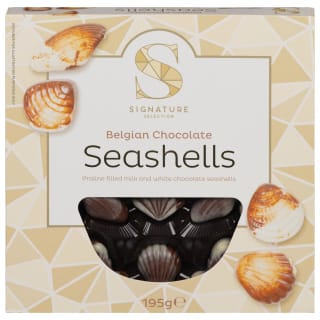 Signature Luxury Belgian Chocolate Seashells 195g