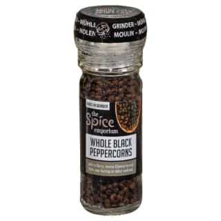 Spice Emporium Whole Black Peppercorns Grinder 50g