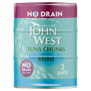 John West Tuna Chunks in Brine 3 x 110g