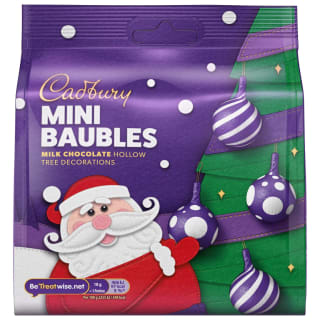 Cadbury Mini Baubles Milk Chocolate Tree Decorations 72g