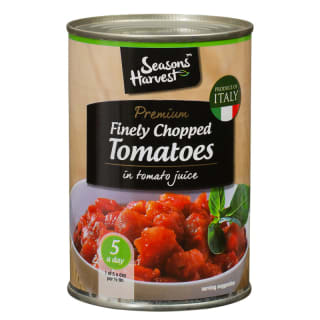 Seasons Harvest Premium Finely Chopped Tomatoes 400g