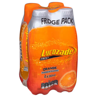 Lucozade Energy Orange 4 x 380ml