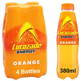 Lucozade Energy Orange 4 x 380ml