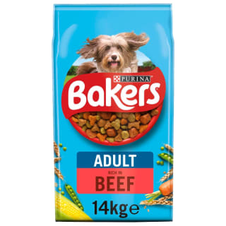 Bakers Adult Dry Dog Food Beef with Vegetables 14kg