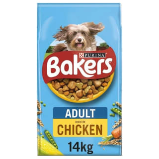 Bakers Adult Dry Dog Food Chicken with Vegetables 14kg