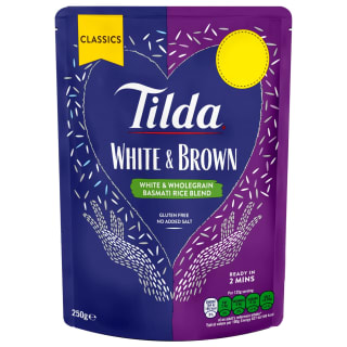 Tilda White & Brown Basmati Rice 250g