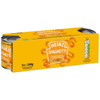 Heinz Spaghetti Cans 3 x 200g