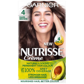 Garnier Nutrisse Creme Permanent Hair Dye - Dark Brown