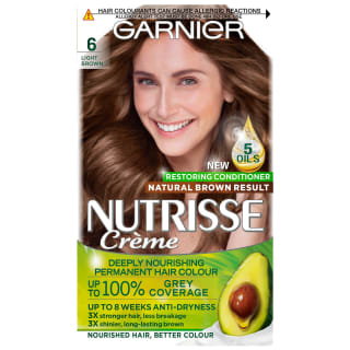 Garnier Nutrisse Creme Permanent Hair Dye - Light Brown