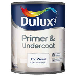 Dulux Primer & Undercoat Paint - For Wood 750ml