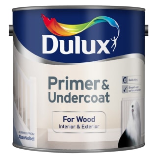 Dulux Primer & Undercoat Paint - For Wood 2.5L