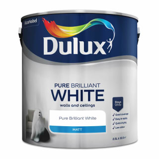Dulux Matt Emulsion Pure Brilliant White 2.5L