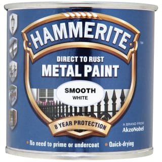 Hammerite Metal Paint 250ml - Smooth White