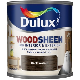 Dulux Woodsheen Stain & Varnish 250ml - Dark Walnut
