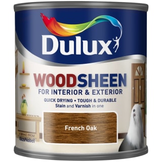 Dulux Woodsheen Stain & Varnish 250ml - French Oak