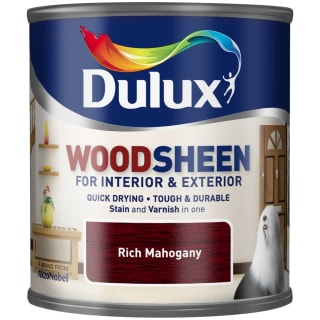Dulux Woodsheen Stain & Varnish 250ml - Rich Mahogany
