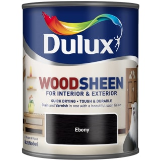 Dulux Woodsheen Stain & Varnish 750ml - Ebony