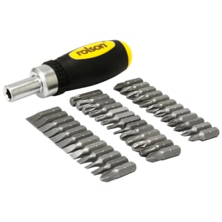 Rolson Stubby Screwdriver Set 38pc