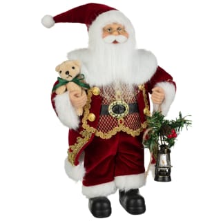 Festive Folklore Santa 30cm - Red Teddy