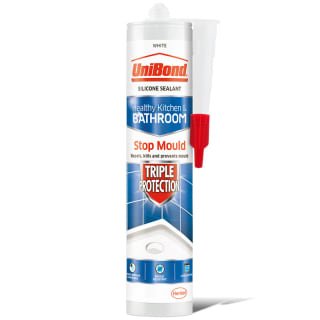 UniBond Triple Protect Kitchen & Bathroom Sealant 291g - White