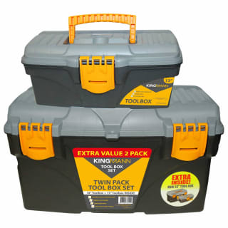 Kingmann Mega Tool Box + Free 13&quot; Toolbox Set