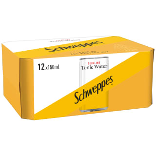 Schweppes Slimline Tonic Water 12 x 150ml