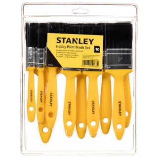 Stanley Hobby Paint Brush Set 10pk