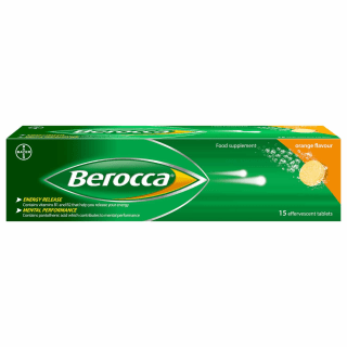 Berocca Orange Energy Effervescent  Tablets 15pk