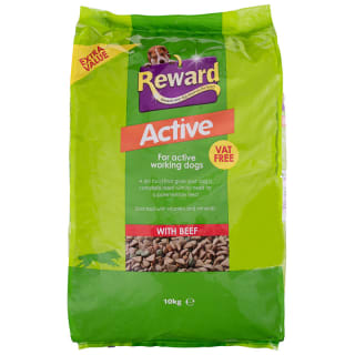 Reward Active Dog Food 10kg - Beef