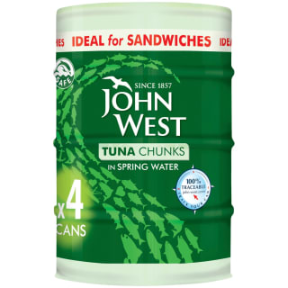 John West Tuna Chunks in Spring Water 4pk