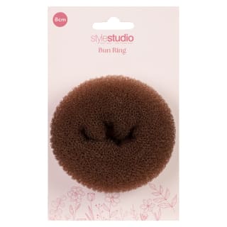 Style Studio Brown Bun Ring - 8cm