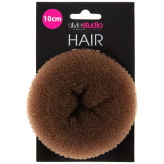 Hair Bun Ring 10cm - Brown