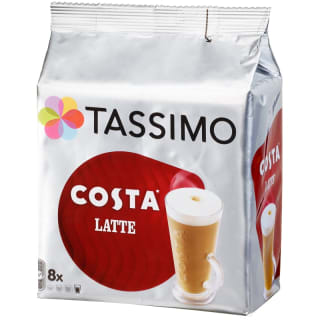 Tassimo Costa Coffee Pods 8pk - Latte