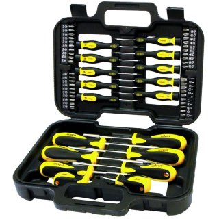 Rolson Screwdriver & Bit Set 58pc