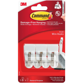 Command Small Kitchen Utensil Wire Hooks 3pk