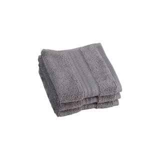 Signature Zero Twist Face Cloth 3pk - Grey