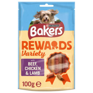 Bakers Rewards Dog Treats Mixed Variety 100g