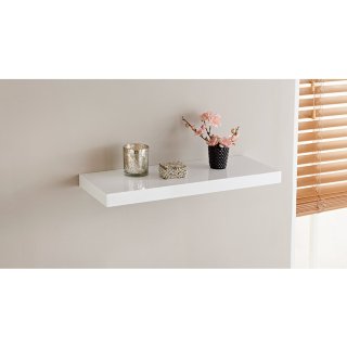 Norsk High Gloss Shelves 60cm - White