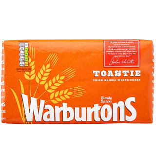 Warburtons Toastie White Bread 800g