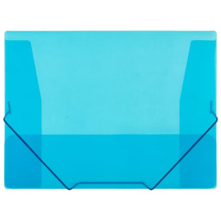 A4 Elasticated Document File 2pk - Blue