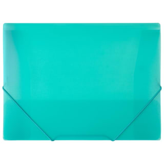 A4 Elasticated Document File 2pk - Green