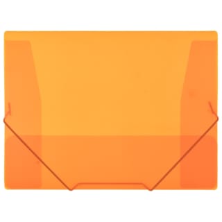 A4 Elasticated Document File 2pk - Orange