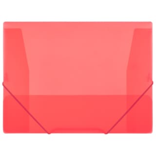 A4 Elasticated Document File 2pk - Red